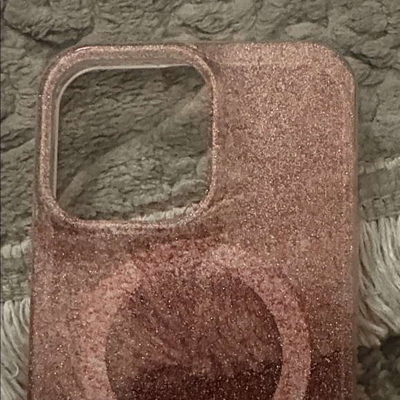 Glittery Pink Phone Case - Picture 4 of 6